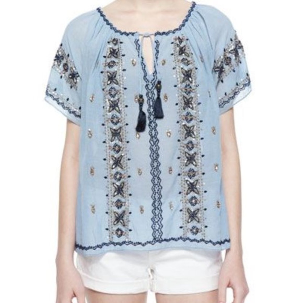 Calypso St Barth Beaded Blouse